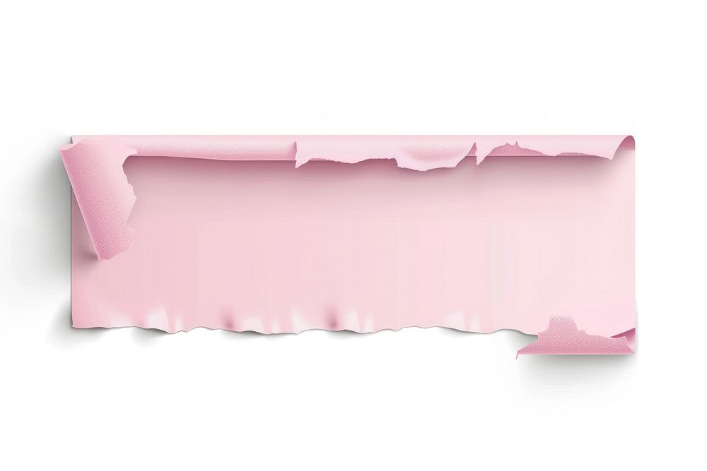 Pink pastel adhesive strip letterbox mailbox paper.