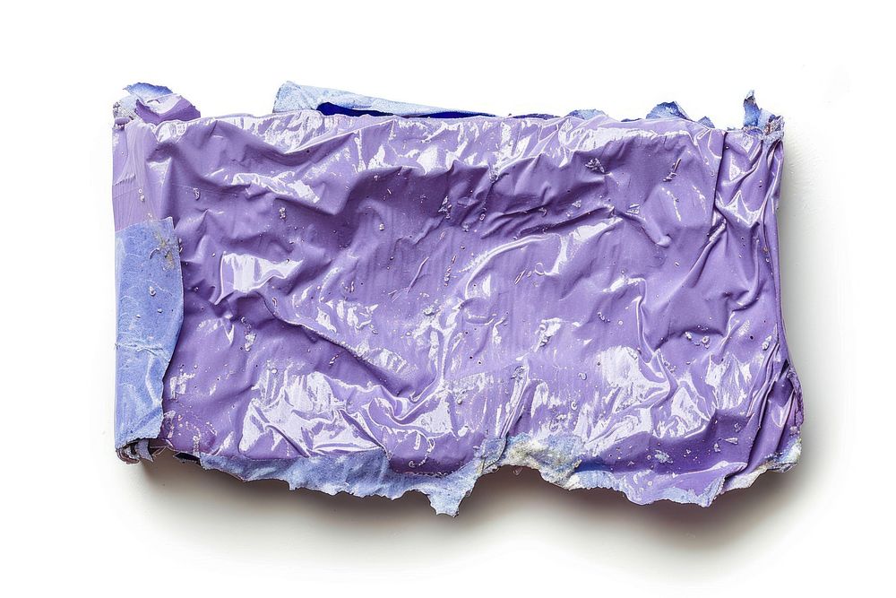 Purple pastel adhesive strip aluminium diaper foil.