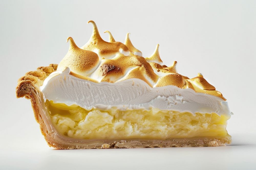 Meringue pie dessert pastry cream.