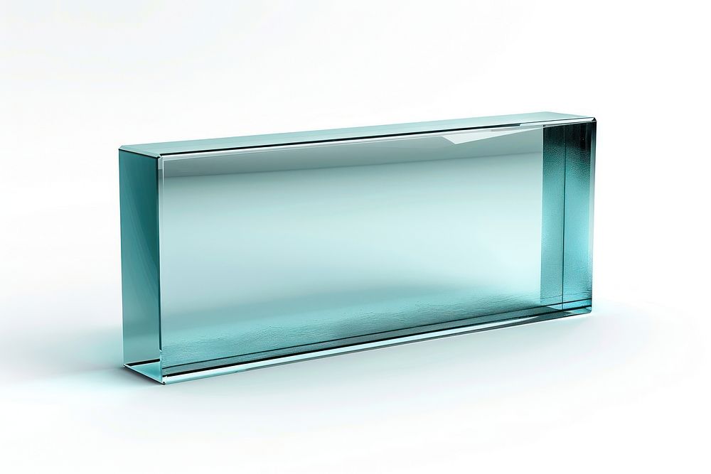 Rectangle glass letterbox furniture.