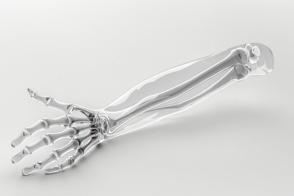 Human arm bone weaponry cutlery blade.