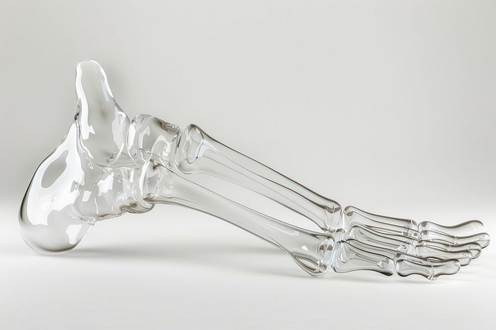 Human foot bone cutlery tongs fork.