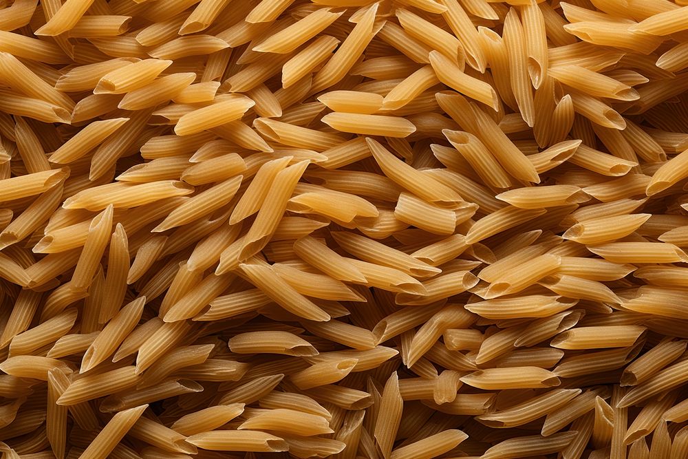 Dried pasta macaroni food.