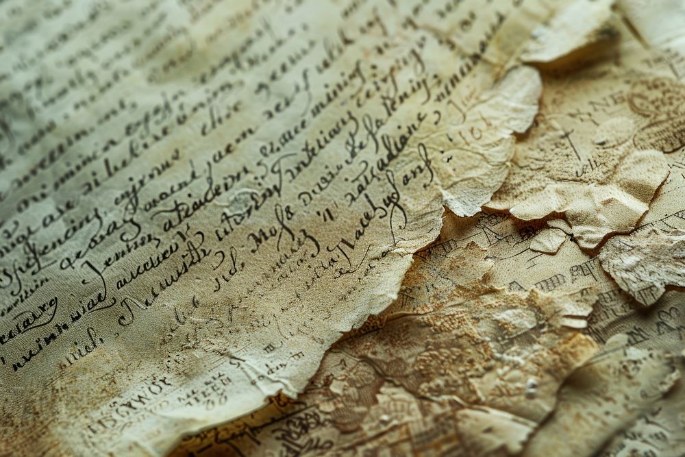 Old letter paper texture handwriting document.