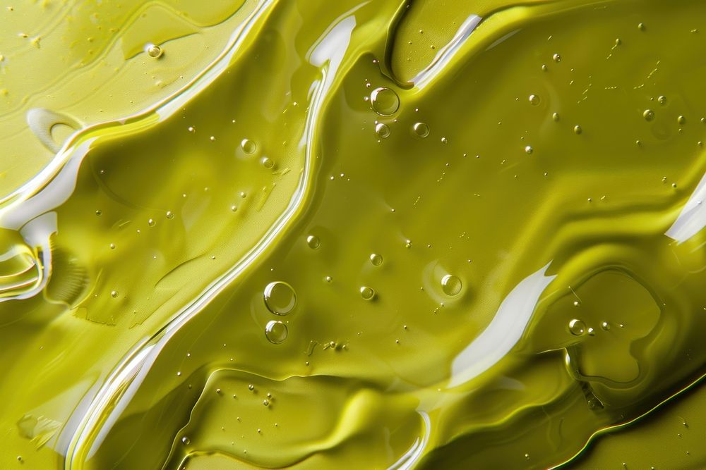 Olive oil texture green plant algae.