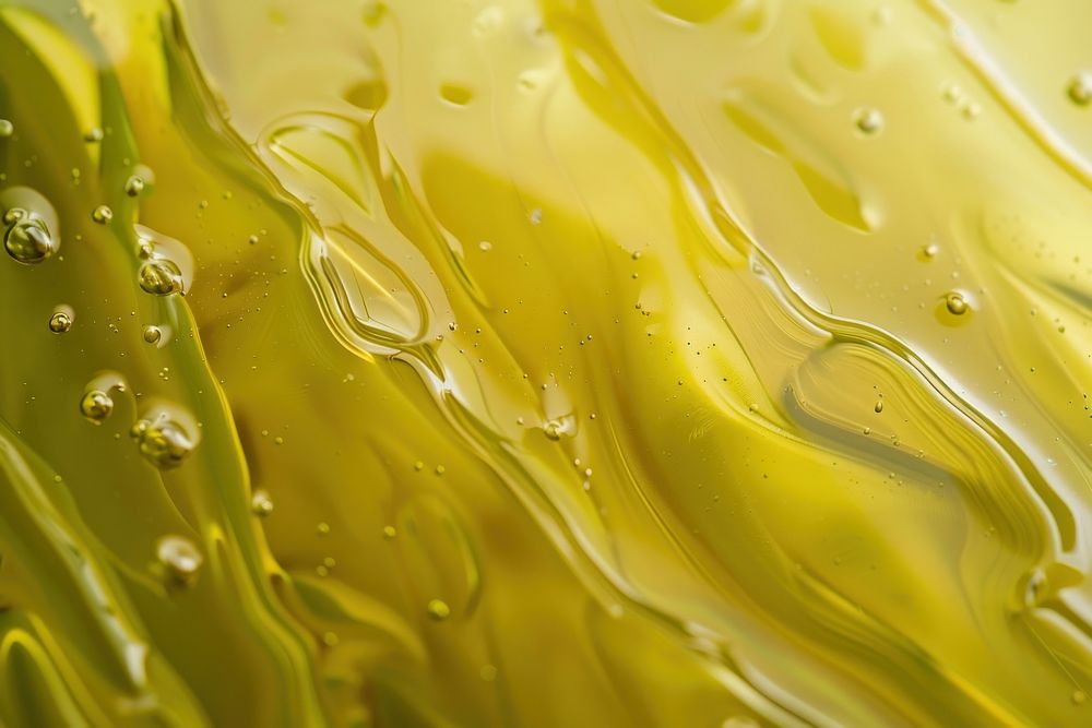 Olive oil texture blossom droplet flower.