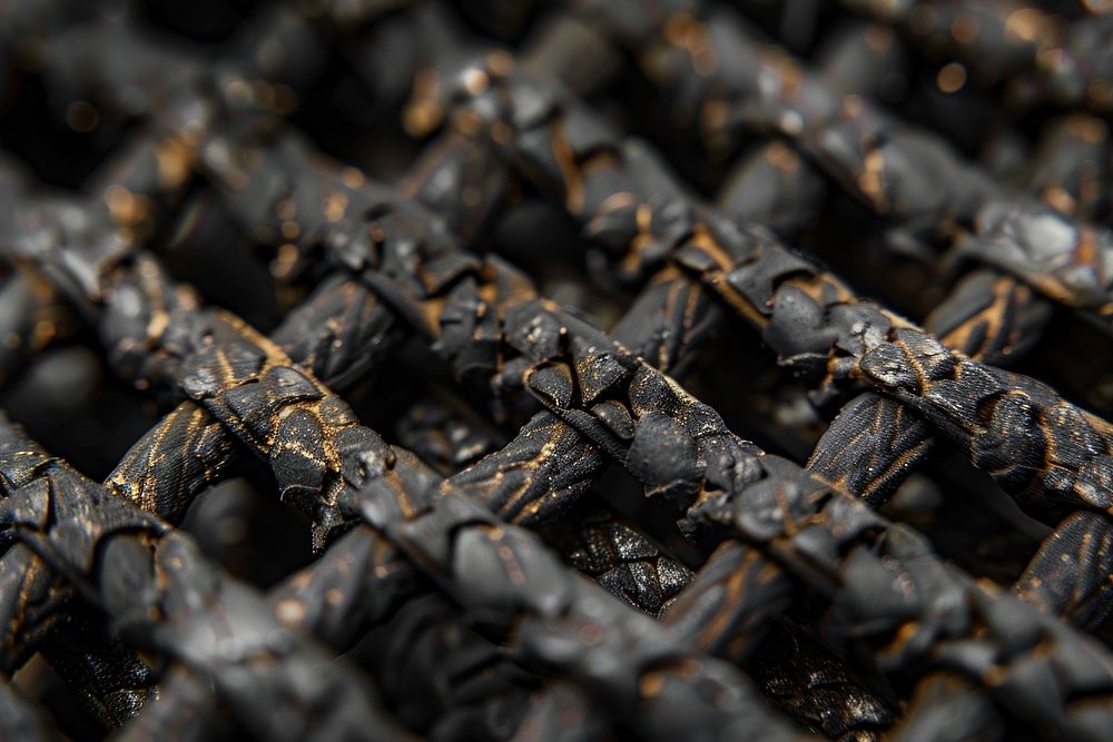 Chain texture grilling cooking grille.