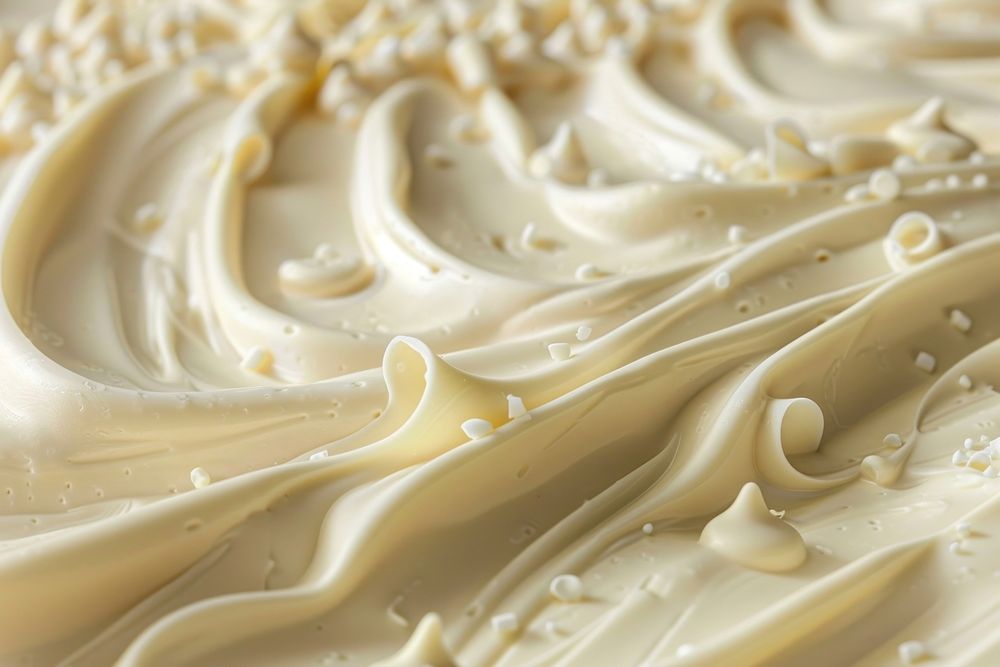 White chocolate texture beverage dessert butter.