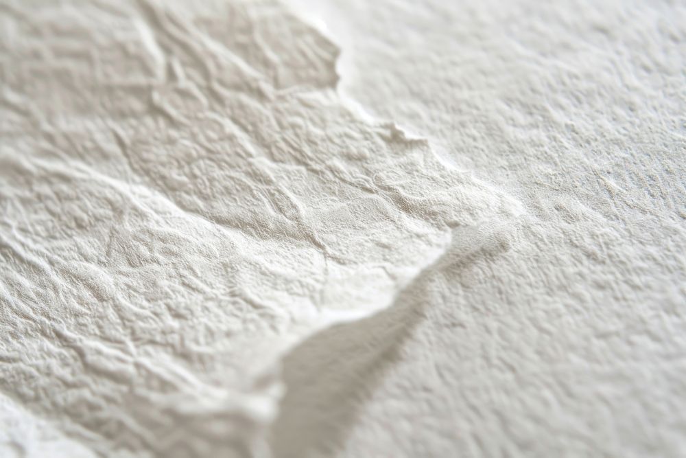 White watercolor paper texture powder home decor.