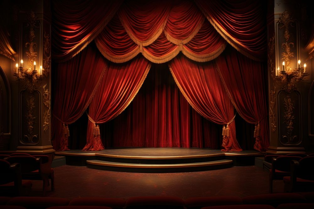 Opera stage lighting indoors theater.
