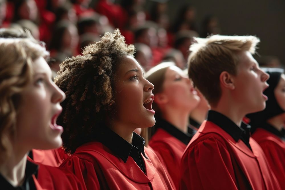 Choir graduation recreation performer.