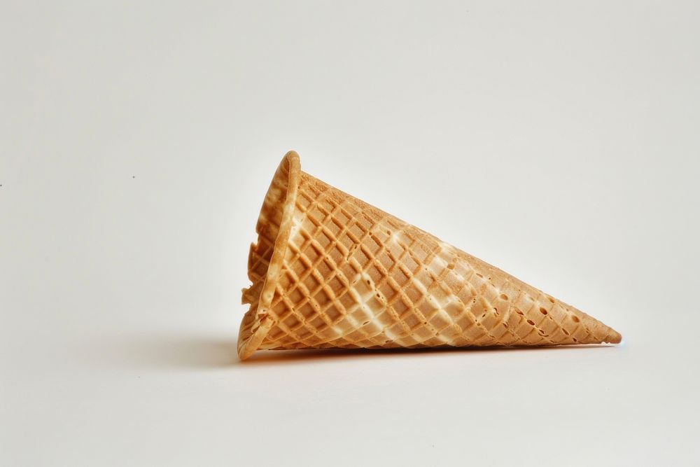 Cone cone dessert cream.