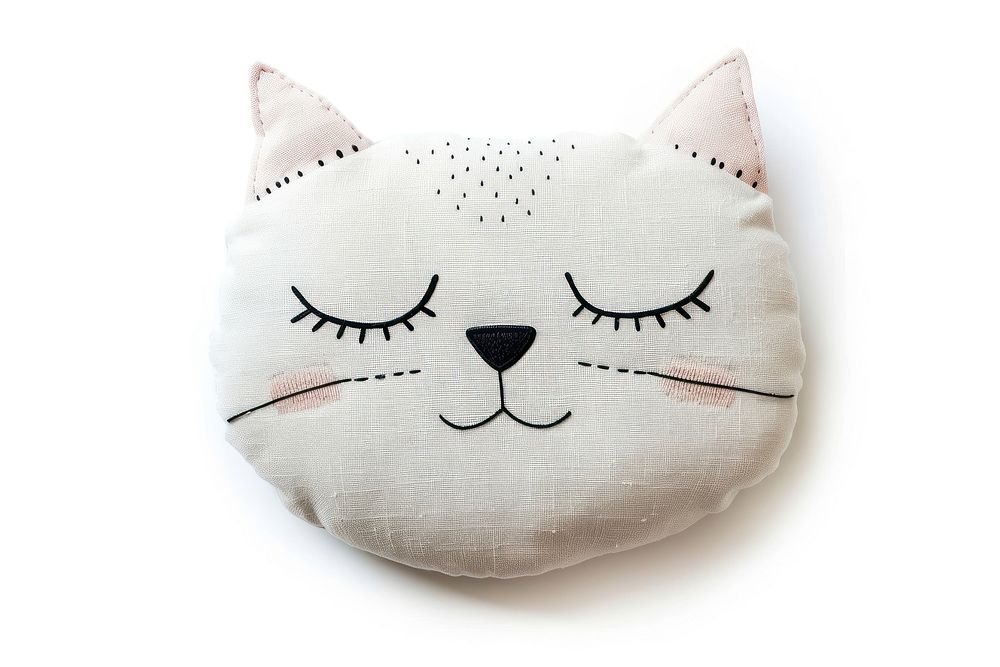 Fabric cat toy cushion pillow animal.