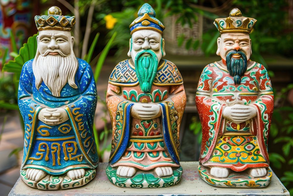 Three wise man handicraft wedding person.
