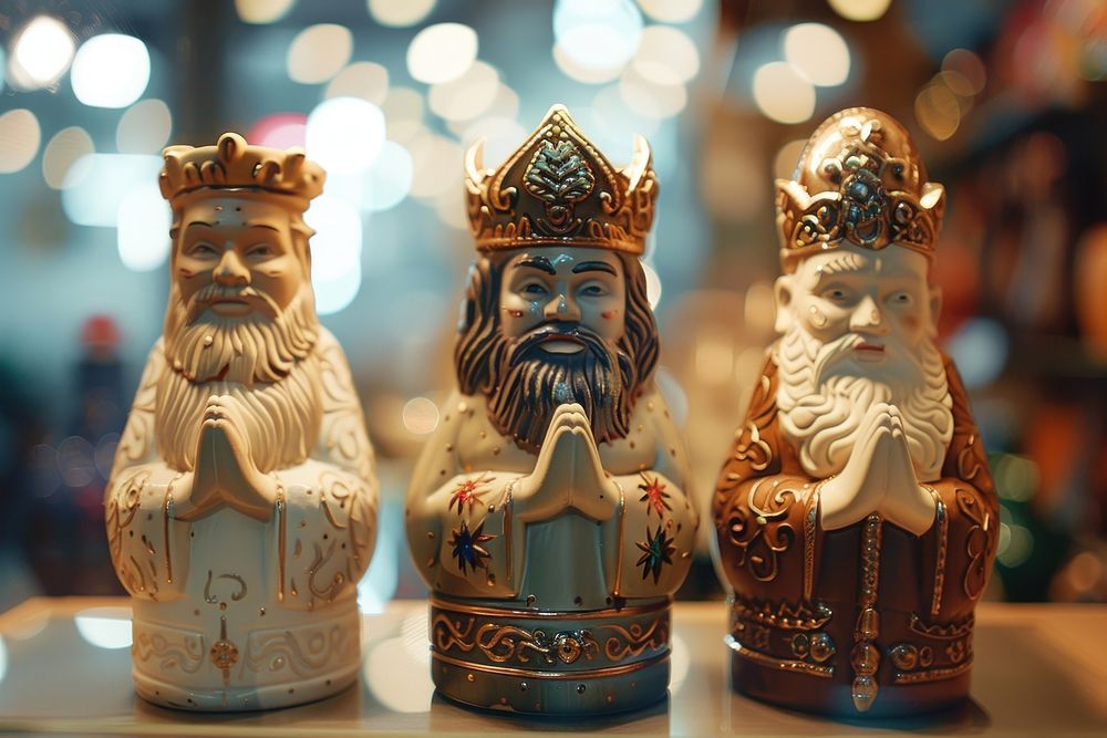 Three wise man accessories handicraft accessory.