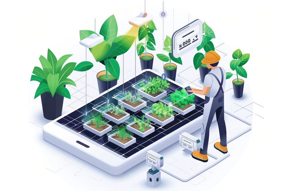 Smart equipment manufacturing architecture gardening.