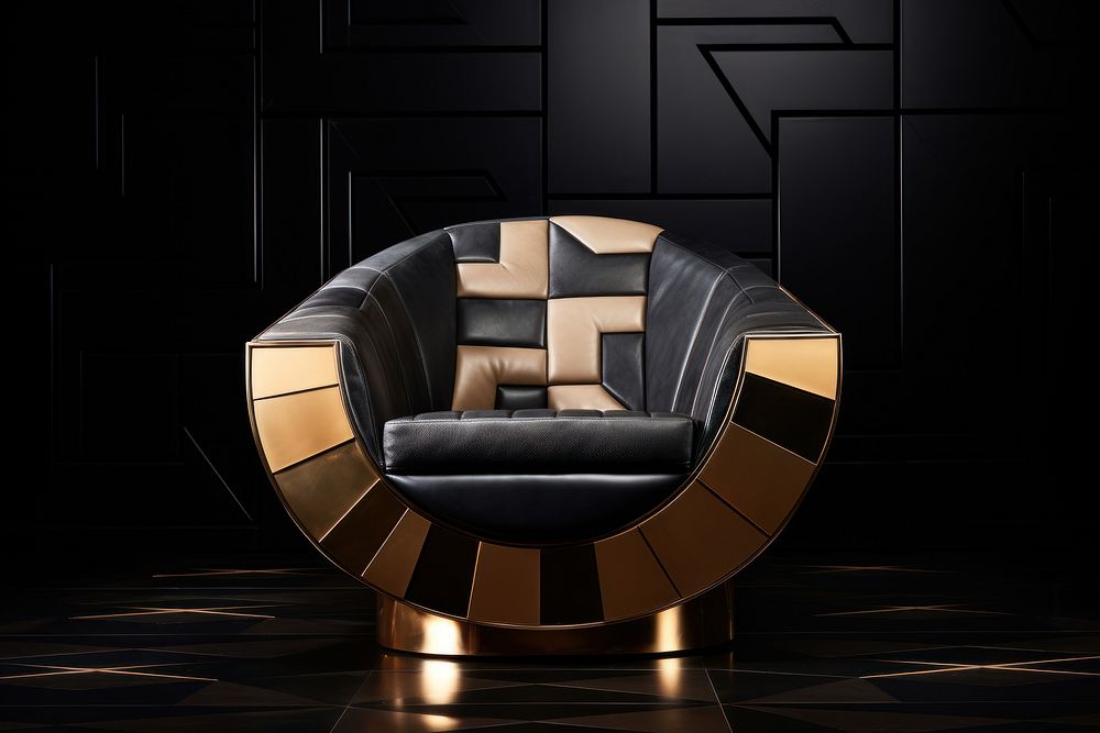 Futuristic armchair furniture indoors couch.
