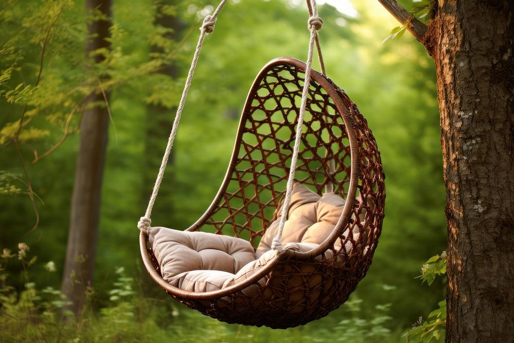 Hanging swing chair person human baby.