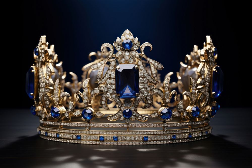 Golden crown accessories chandelier accessory.