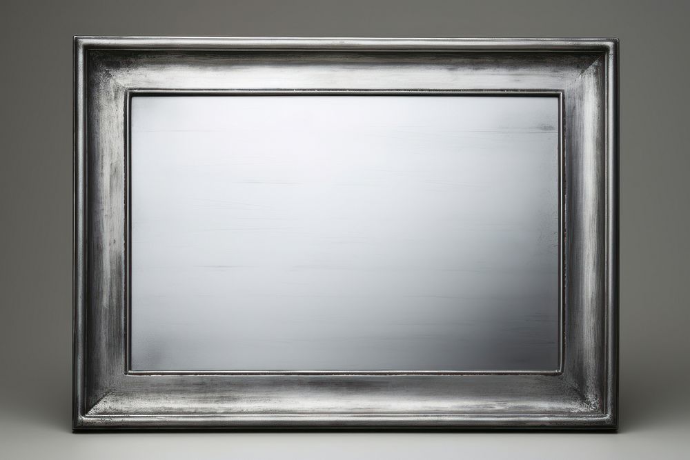 Silver picture frame white board photo frame.