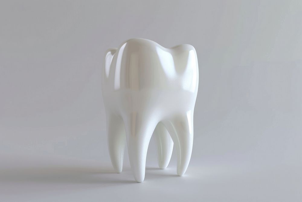 A tooth porcelain figurine pottery.