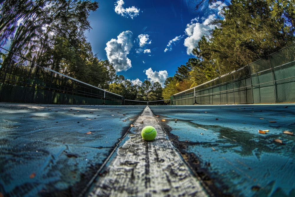 Tennis sports racket ball.