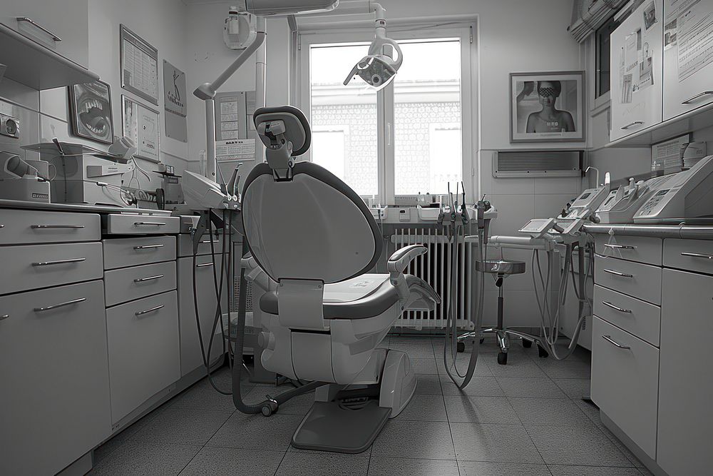 Photography of dental clinic architecture microphone furniture.