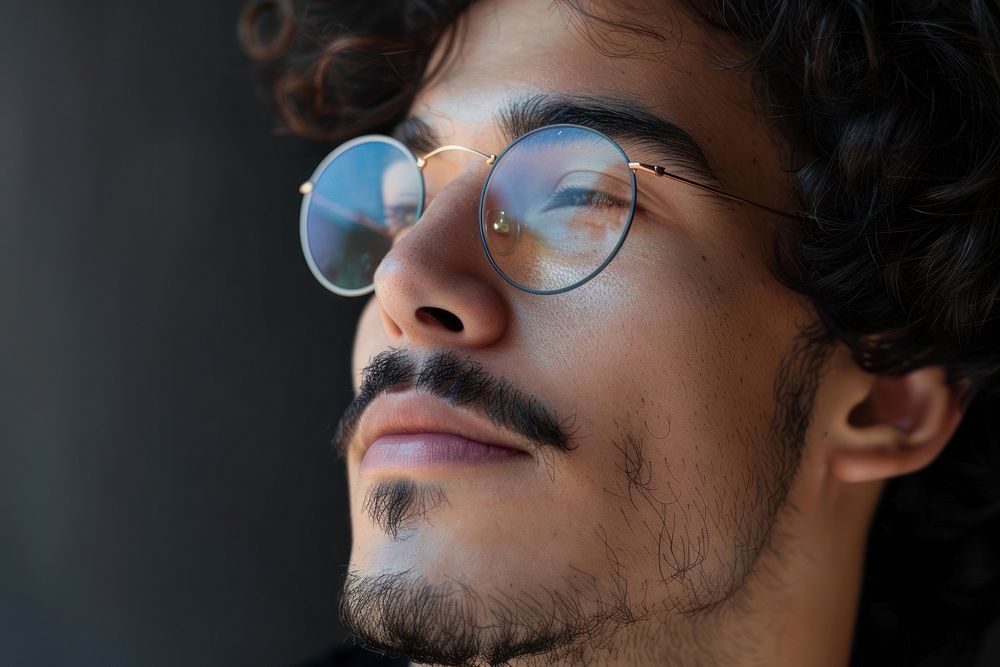 Glasses brazilian man photo accessories.