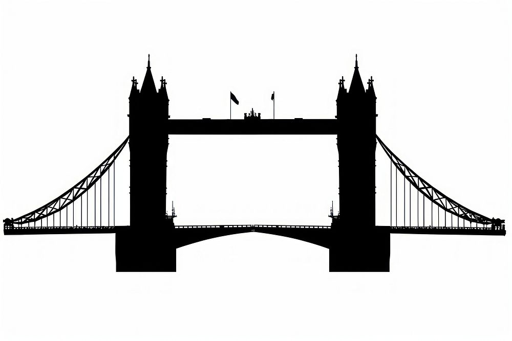 London bridge architecture arched symbol.