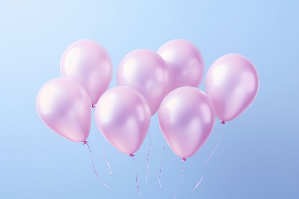 Pastel opalescent balloons.