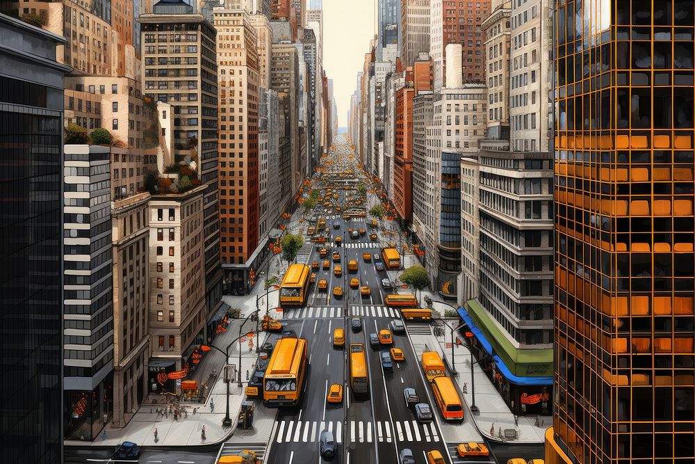 New York City city transportation architecture.