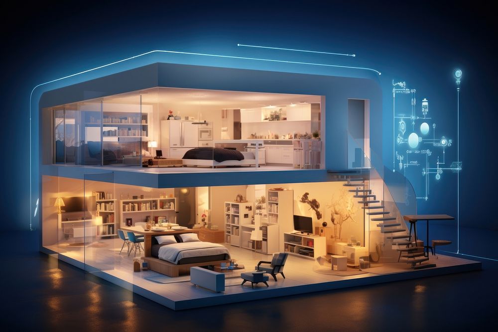 Photo of a smart home transportation architecture electronics.