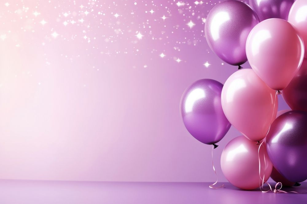 Pink purple birthday background balloon accessories accessory.