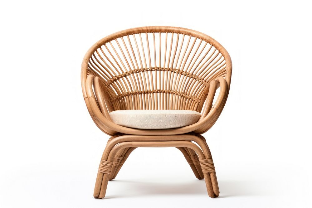 Rattan chair handicraft furniture armchair.