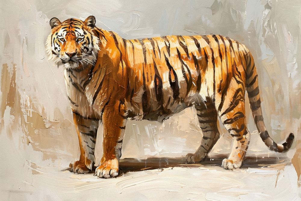 Close up on pale tiger wildlife animal mammal.