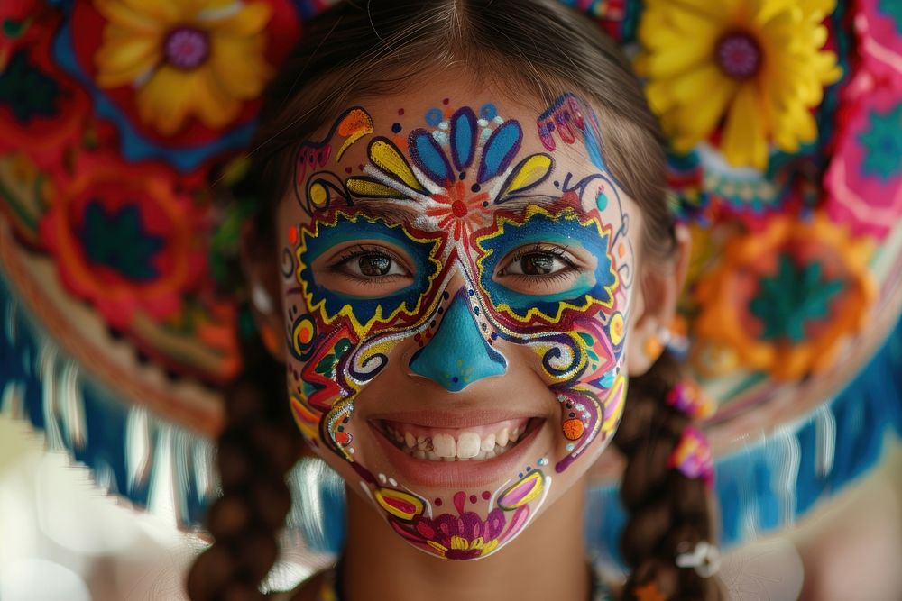 Mexican girl photo face photography.