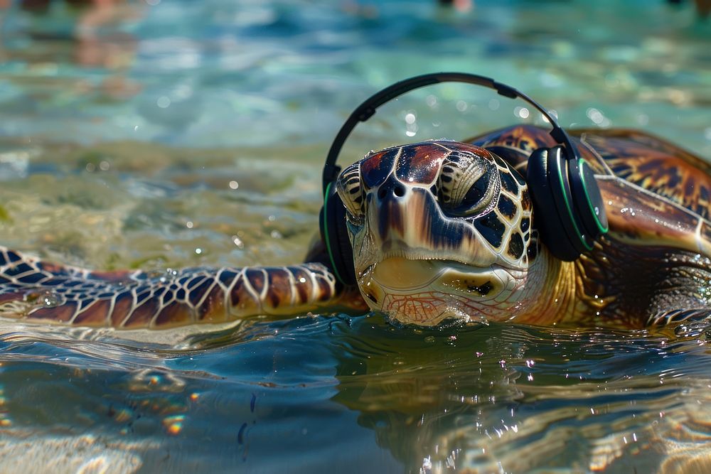 Sea turtle tortoise outdoors reptile.