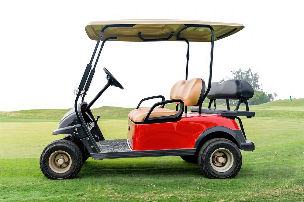 Golf cart transportation vehicle machine.