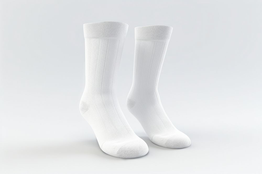 White socks mockup psd