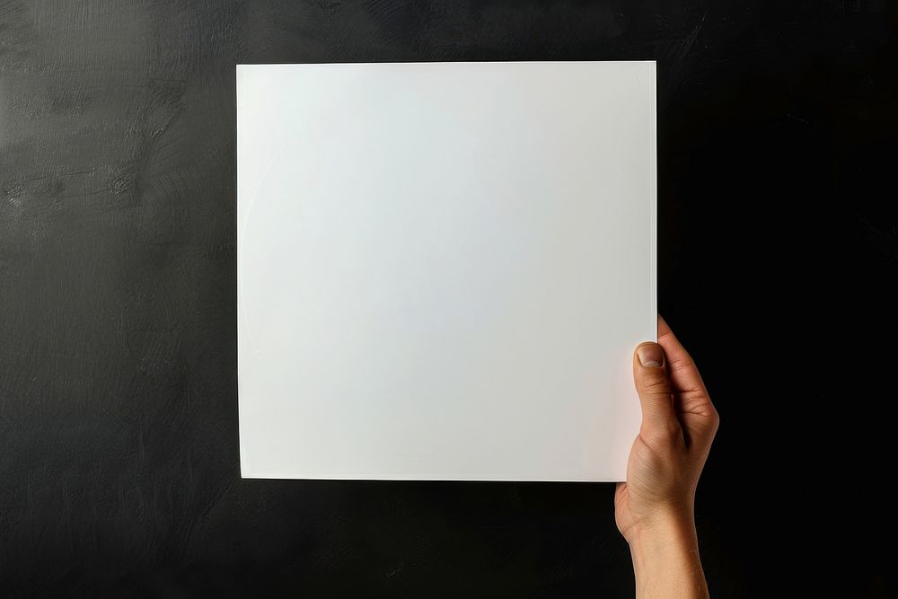 Paper white board.