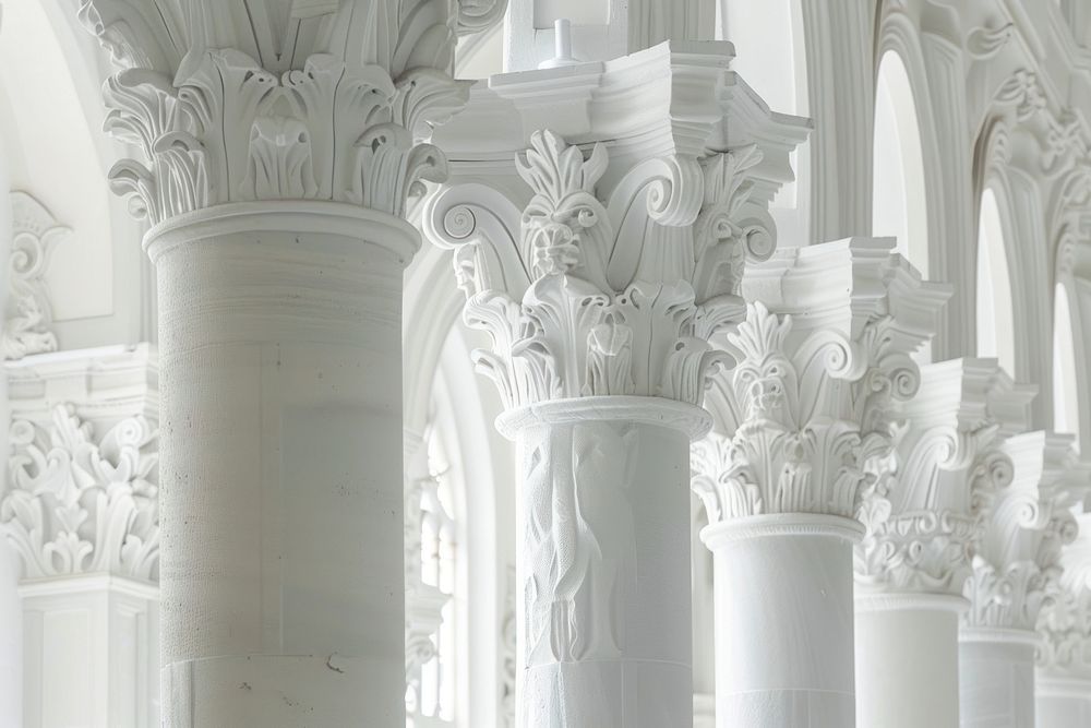 Pillars Catholic Church architecture column | Free Photo - rawpixel