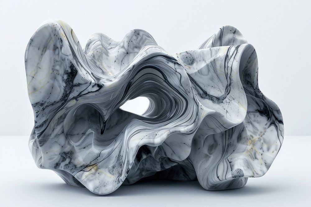Marble abstract form accessories accessory ornament.