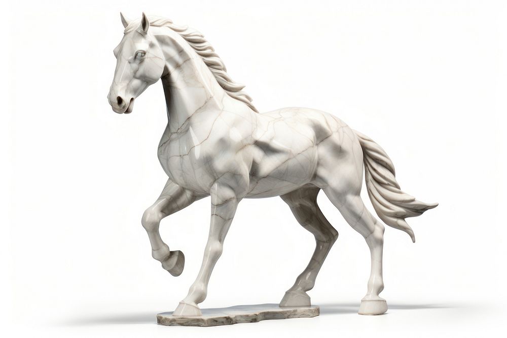 Marble horse sculpture stallion animal mammal.
