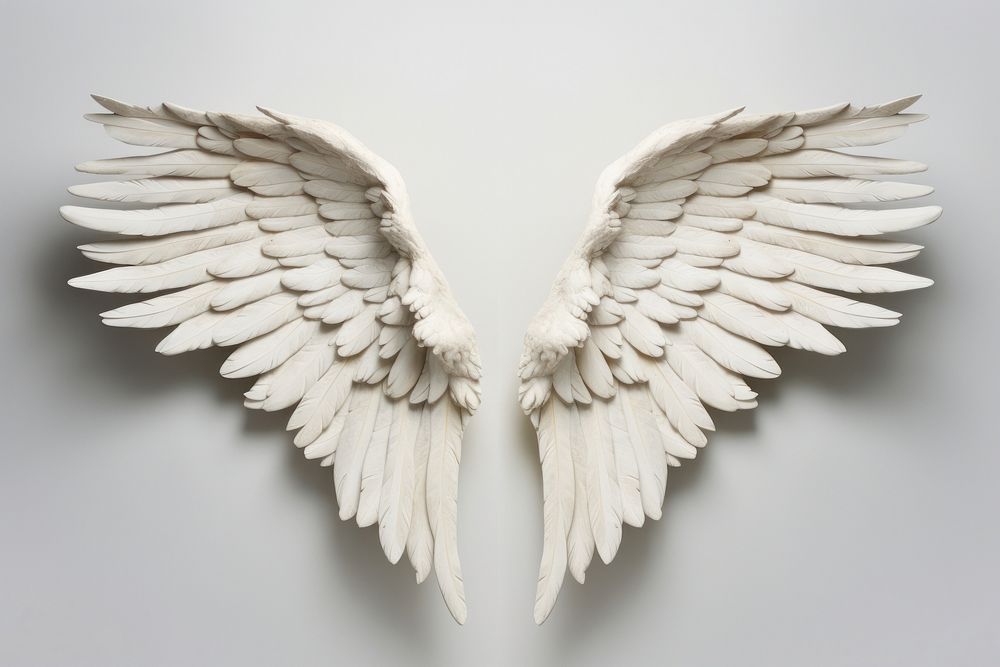 Marble wing sculpture archangel animal bird.