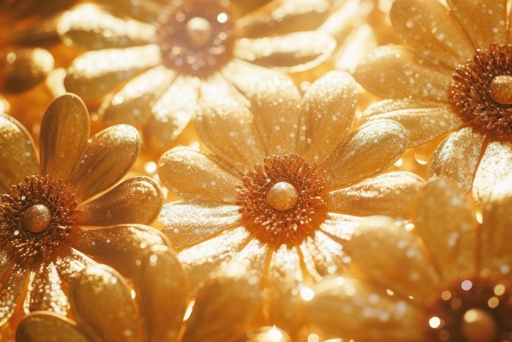 Flower glitter gold asteraceae medication.