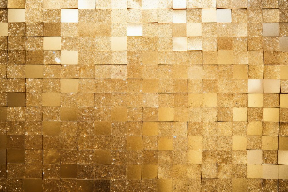 Tile texture gold architecture.