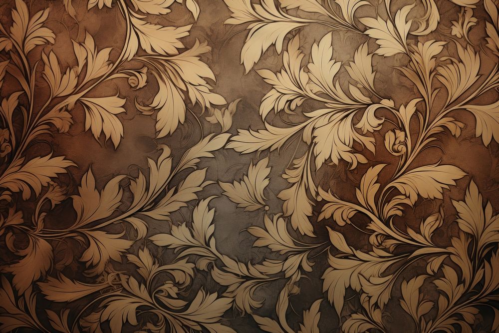 Brown vintage luxury pattern graphics texture indoors.