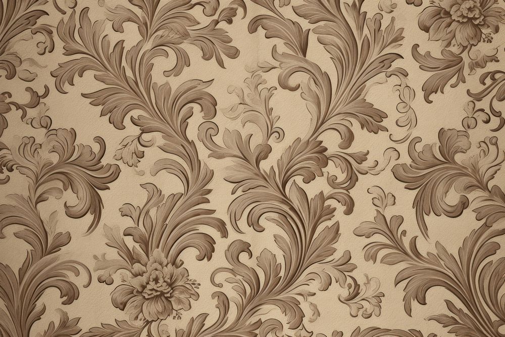 Brown vintage luxury pattern graphics texture plant.