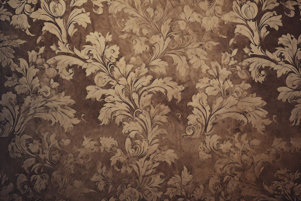 Brown vintage luxury pattern graphics texture art.