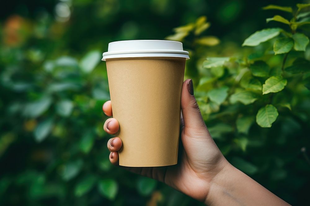 Coffee paper cup mockup psd